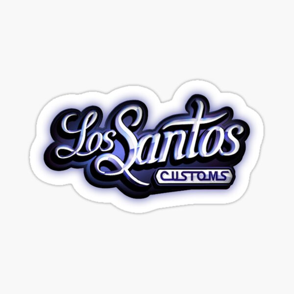 Radio Los Santos , Rock Radio Sticker for Sale by theDlab