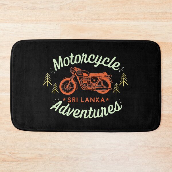 Item preview, Motorcycle Adventures Vintage Sri Lanka Southeast Asia designed and sold by Hoiho Adventure Shirts.