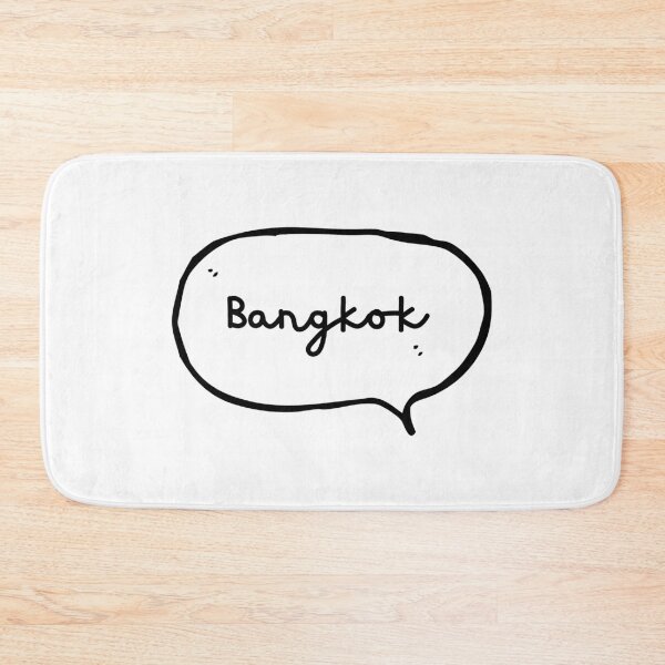 Item preview, Bangkok - Hand-write Hand-drawn Speech Bubble designed and sold by CityCollection.