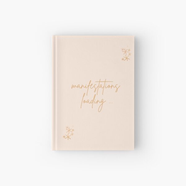 Manifestation Journal "Manifestation Loading" Design for Gratitude Spiritual Zodiac Signs Journal Hardcover Journal