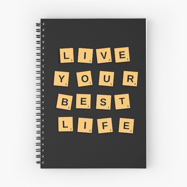 Item preview, Live Your Best Life - scrabble tiles style quote. designed and sold by Theleochick.