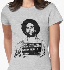 HUEY P. NEWTON-MUGSHOT Women's Fitted T-Shirt