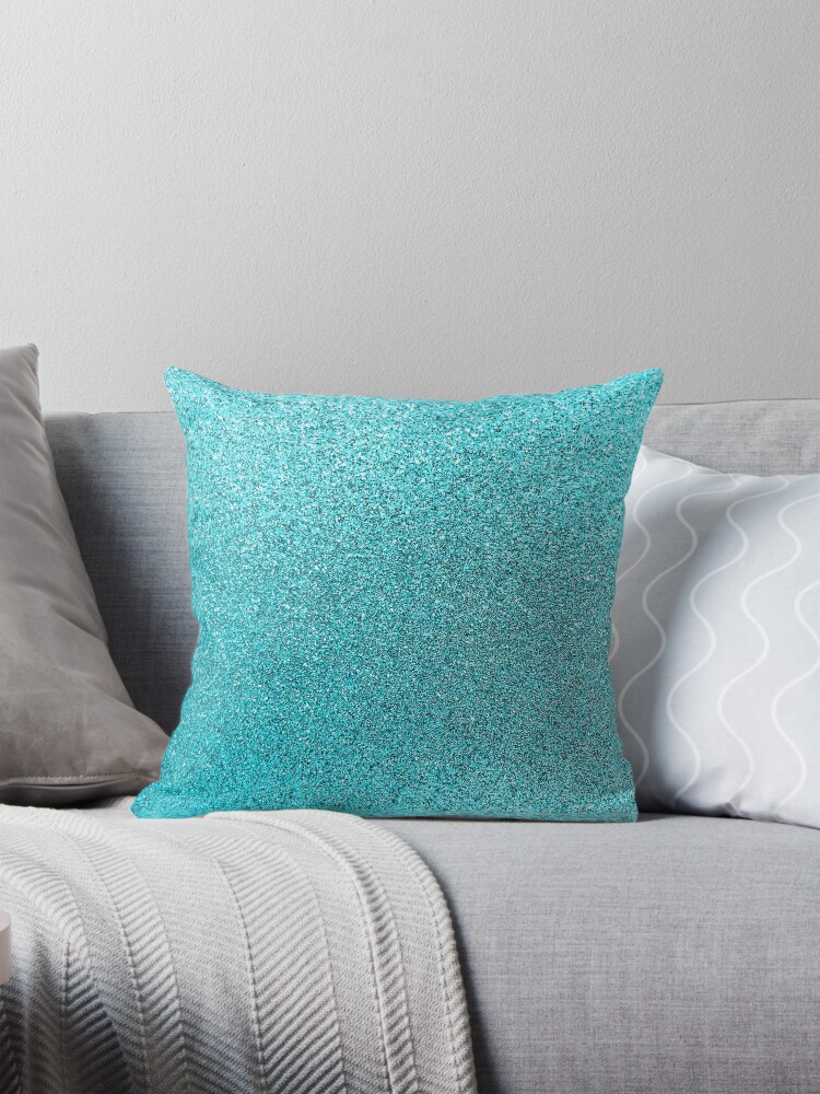 Aqua and gray throw pillows hotsell