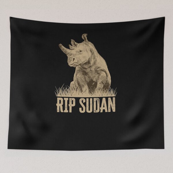 Item preview, Sudan the last male northern white rhino designed and sold by jessicasmile.