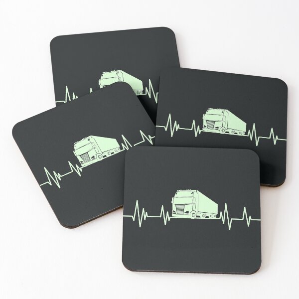 Item preview, trruck heartbeat Funny Truck Driver , Trucker heartbeat designed and sold by ELmezz.