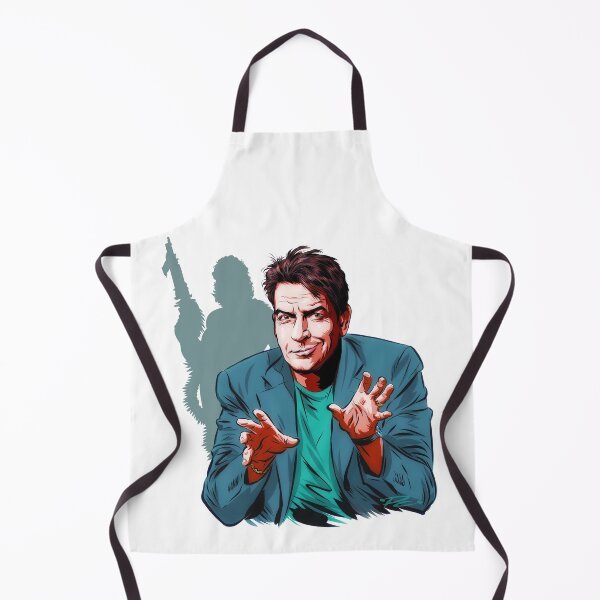 Item preview, Charlie Sheen - An illustration by Paul Cemmick designed and sold by TIGERDAVER.