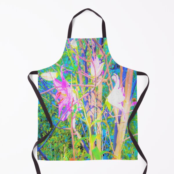 Item preview, Lirios orientales abstractos en mi jardín Rubio designed and sold by myrubiogarden.