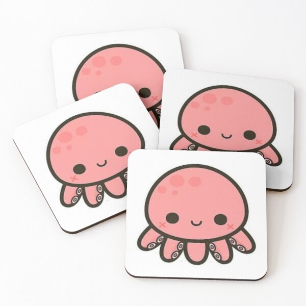 Item preview, Large cute octopus drawing designed and sold by AnthonyVdV.