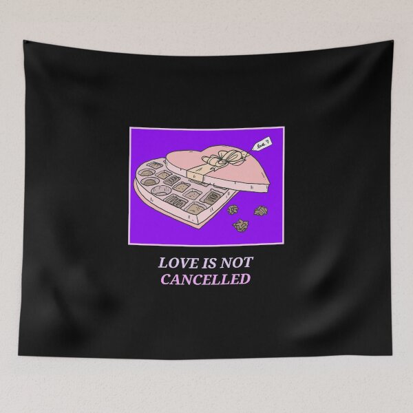 Item preview, Love Is Not Cancelled - Valentine's Day Quote designed and sold by SocialStreet.