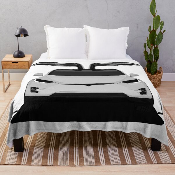 Tesla Model X Throw Blanket