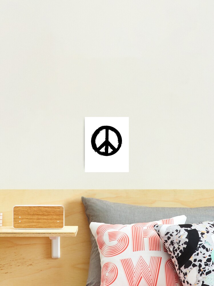 Photographic Print, Peace Symbol designed and sold by deificusArt