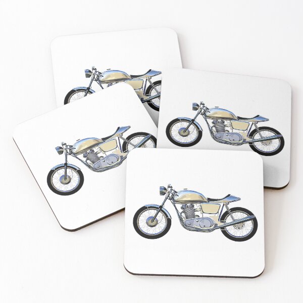 Item preview, Cafè Racer Retro Motorbike chrome designed and sold by PeterADesign.
