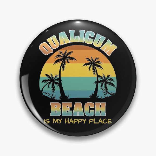 Item preview, Qualicum Beach Is My Happy Place Retro Vintage designed and sold by Renergie.