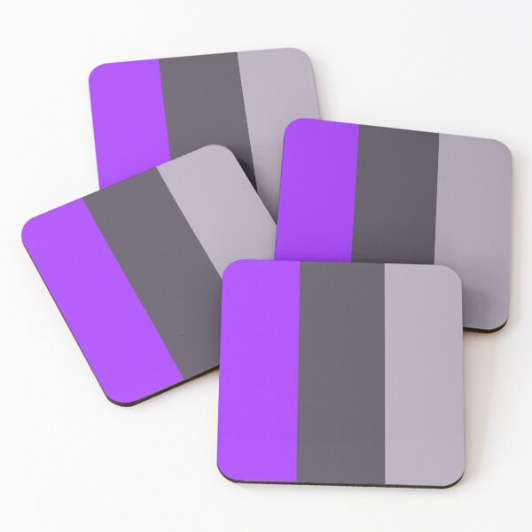 Item preview, Classy bold purple greys designed and sold by Thecolorschemer.