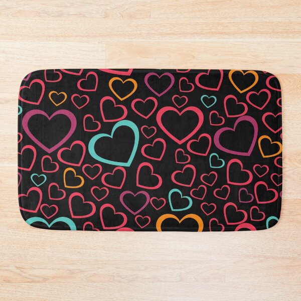 Item preview, cute hearts pattern, pastel hearts pattern, hearts pattern, bright colored hearts pattern, fuchsia hearts pattern designed and sold by angelescar.