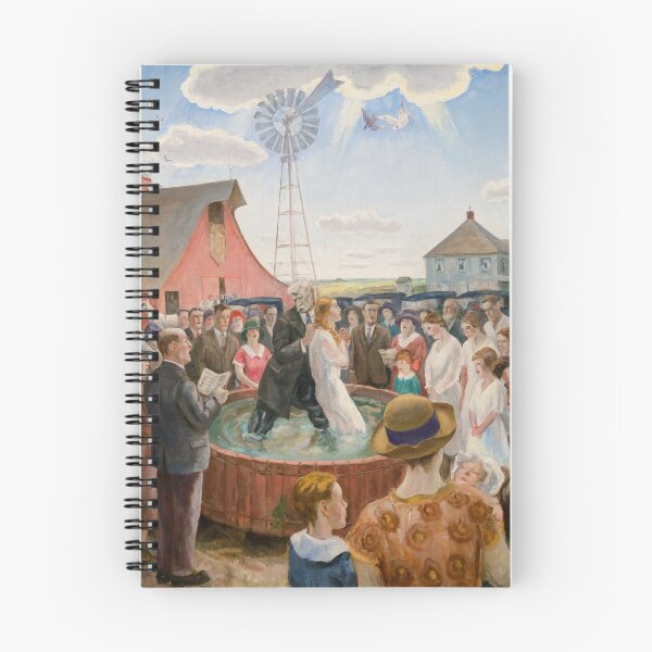 Item preview, John Steuart Curry - Baptism in Kansas (1928) designed and sold by HistoryRestored.