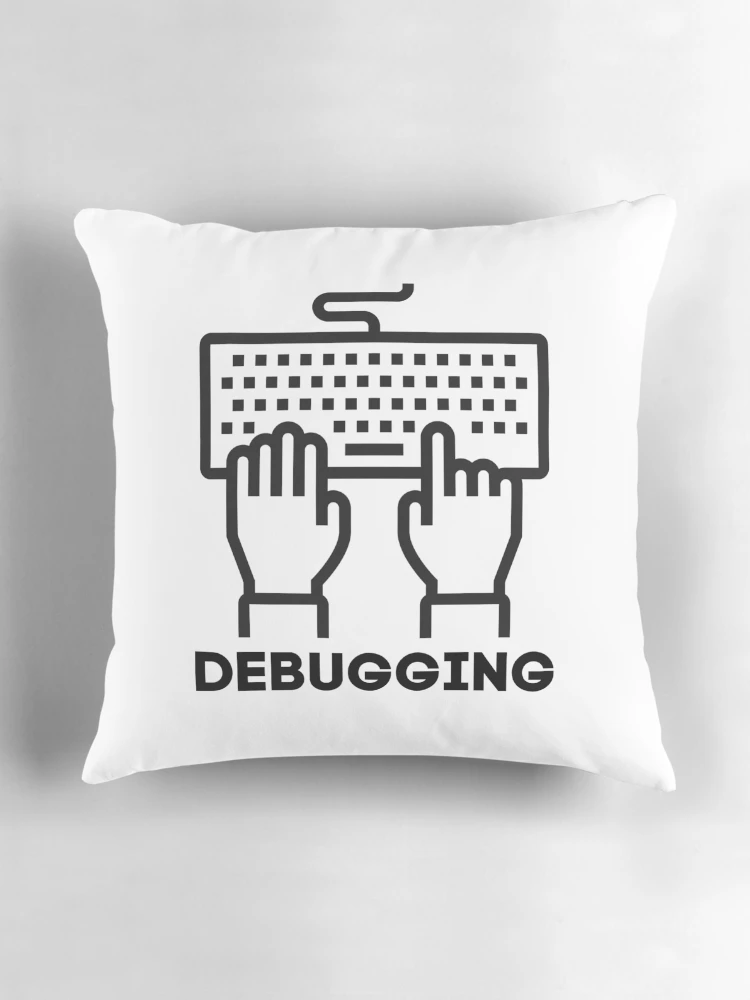 Thumbnail 3 of 4, Pillow, Debugging designed and sold by dev-tats.