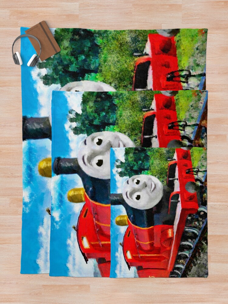 James the Red Engine Thomas and Friends Throw Blanket