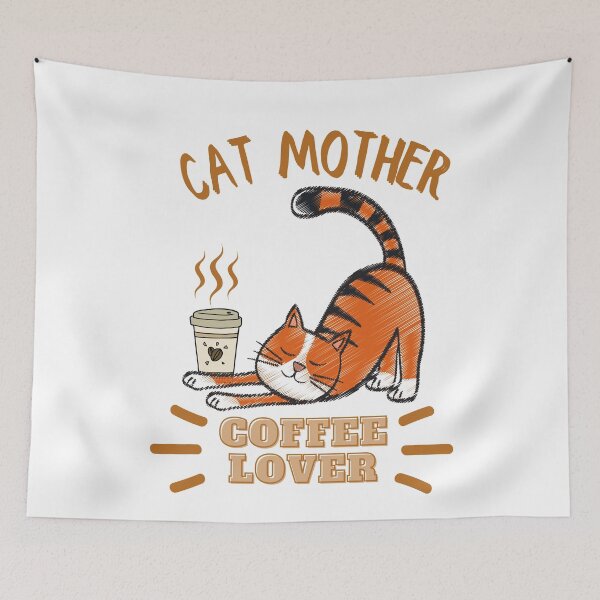 Item preview, Cat mother coffee lover designed and sold by InkmanTFactory.