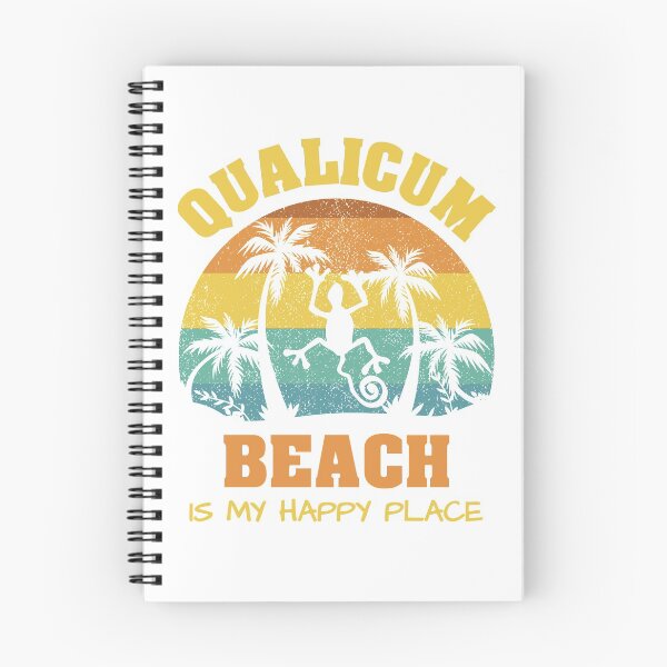 Item preview, Qualicum Beach Is My Happy Place Retro Vintage designed and sold by Renergie.