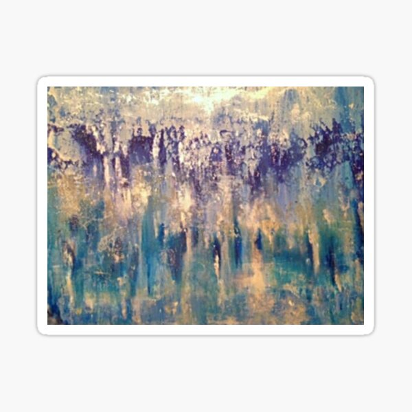 Item preview, iridescent blues  designed and sold by letstalkpaint.