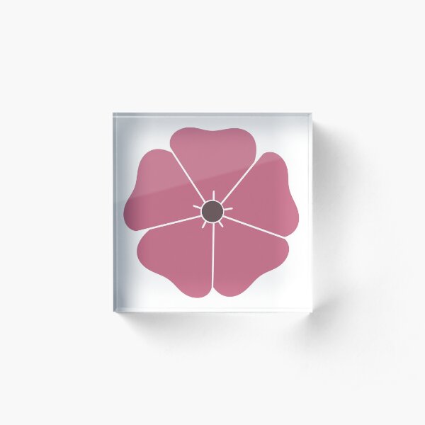 Sakura Japanese Cherry Blossom Acrylic Block