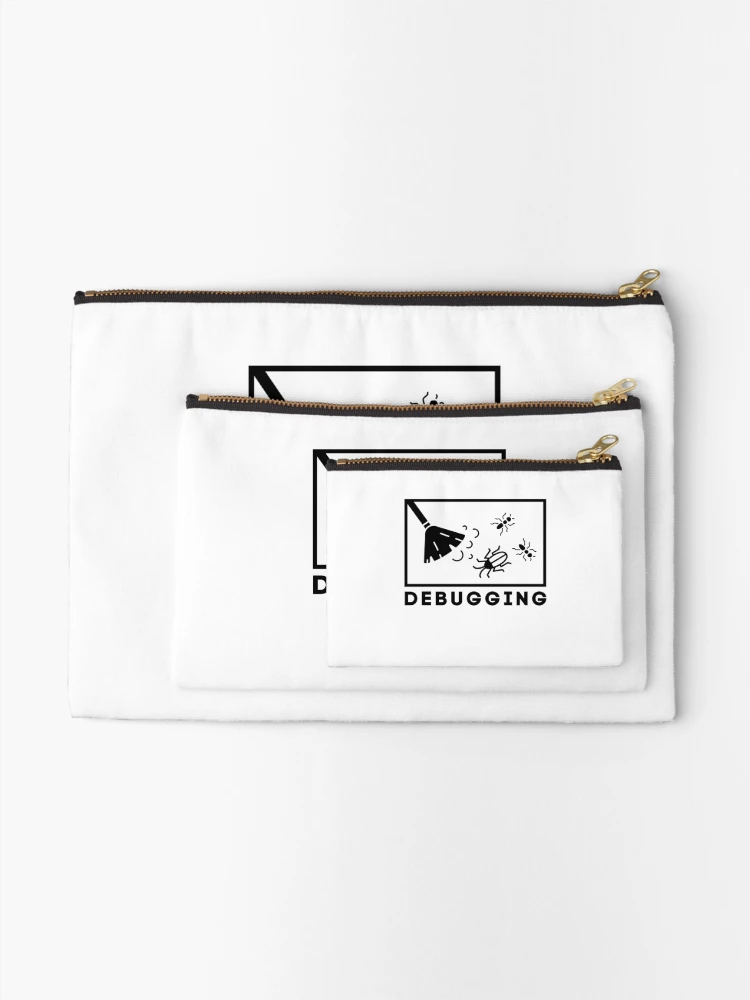 Thumbnail 2 of 4, Zipper Pouch, Debugging designed and sold by dev-tats.