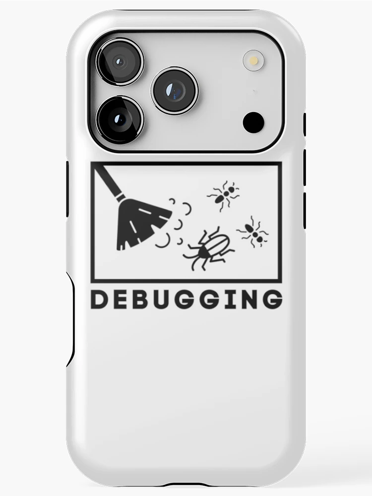 Thumbnail 1 of 4, iPhone Case, Debugging designed and sold by dev-tats.