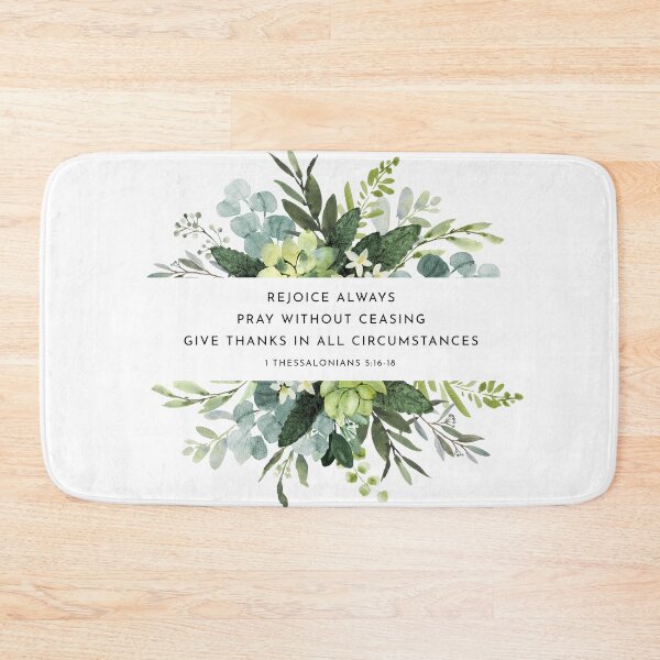 Item preview,  1 Thessalonians 5:16-18 Rejoice Bible Verse designed and sold by KAMdesignhaus.