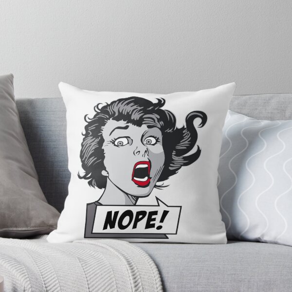 Item preview, Nope! Shocked Sarcastic Pop Art Girl designed and sold by GrandeDuc.