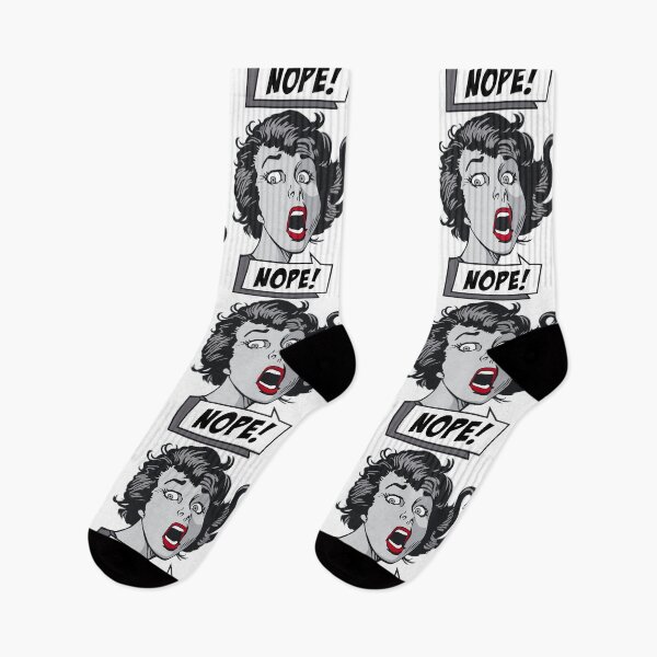 Item preview, Nope! Shocked Sarcastic Pop Art Girl designed and sold by GrandeDuc.