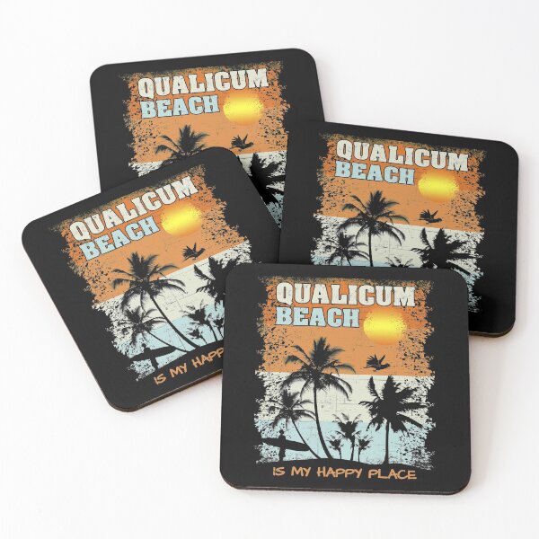 Item preview, Qualicum Beach Is My Happy Place Retro Vintage designed and sold by Renergie.