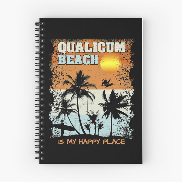 Item preview, Qualicum Beach Is My Happy Place Retro Vintage designed and sold by Renergie.