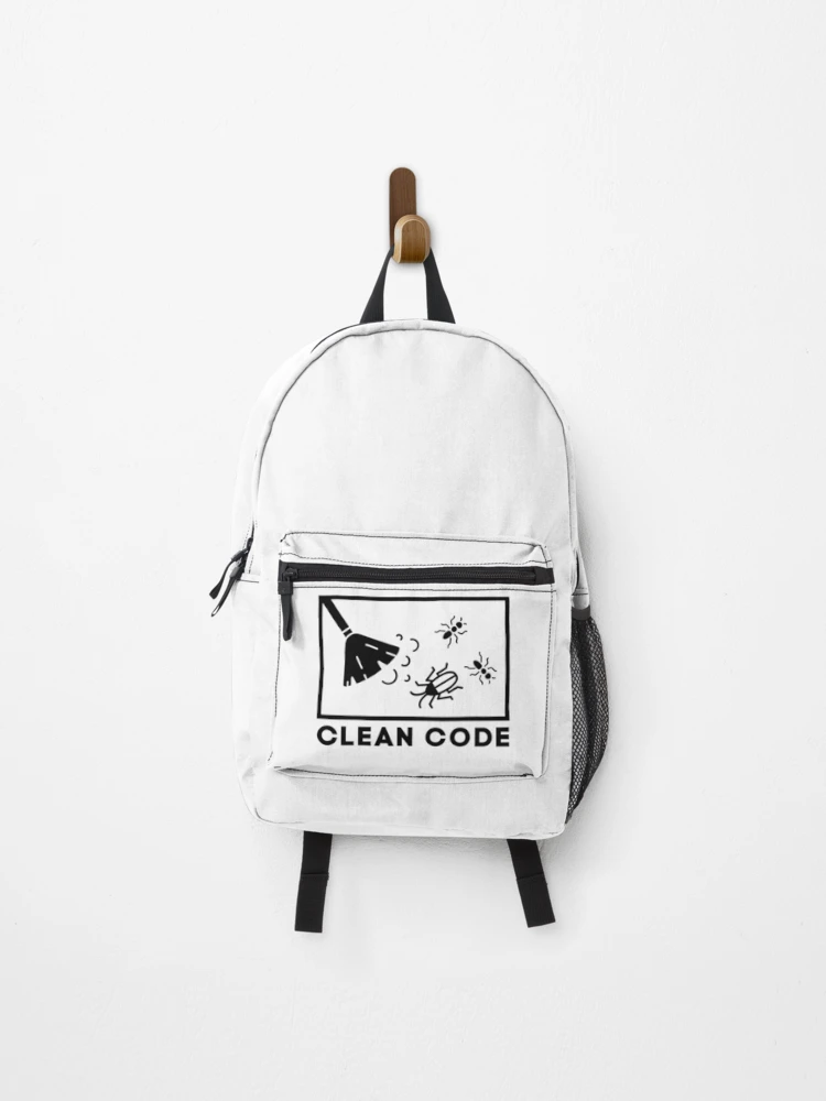 Thumbnail 1 of 3, Backpack, Clean Code designed and sold by dev-tats.
