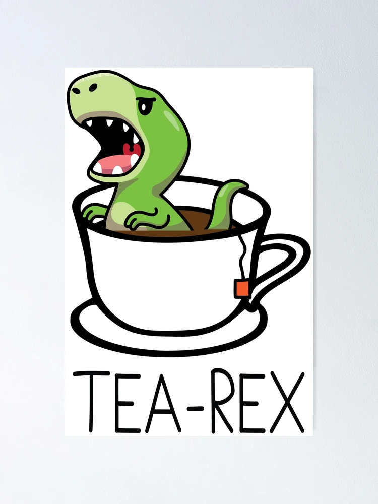 Thumbnail 1 of 3, Poster, Tea-Rex designed and sold by imlying.