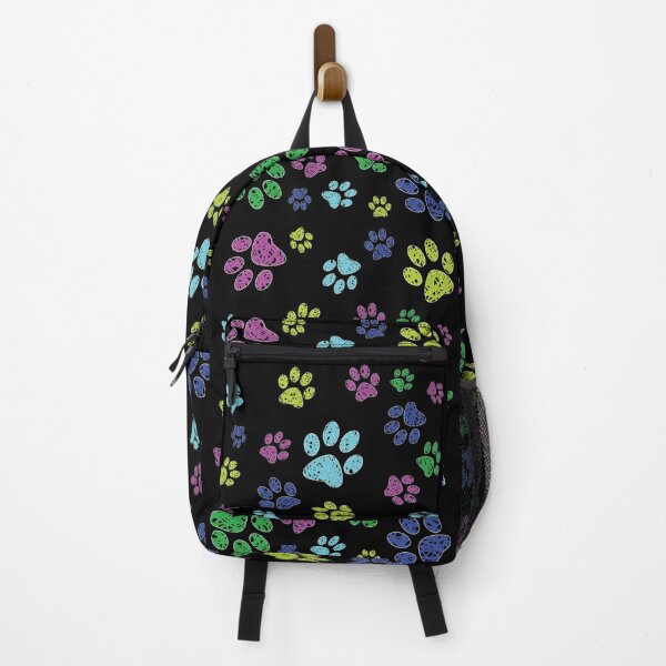 Item preview, Multicolored Paw Pattern designed and sold by Green Sky.