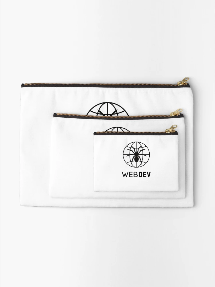 Thumbnail 2 of 4, Zipper Pouch, Web Developer designed and sold by dev-tats.