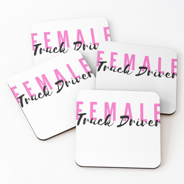 Item preview, female truck driver designed and sold by JocelynCrafts.