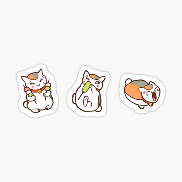 Nyanko Sensei & Nourriture Sticker