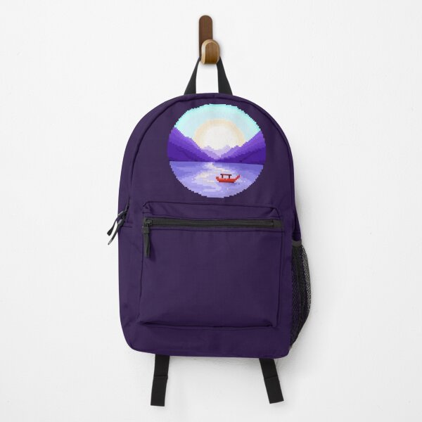 Item preview, Pixelated Red Boat and Sunrise designed and sold by HopeDetour.