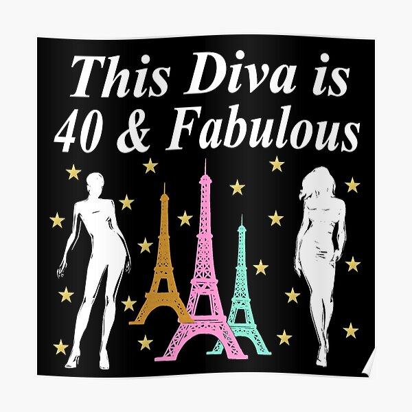 40th Birthday Queen Posters Redbubble