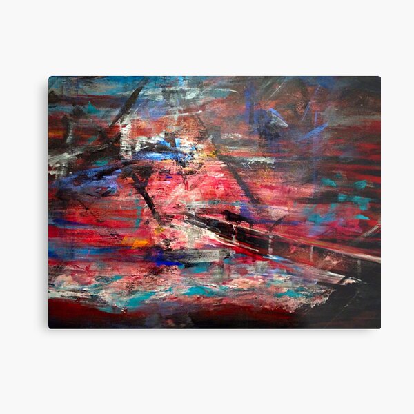 paint it black Metal Print