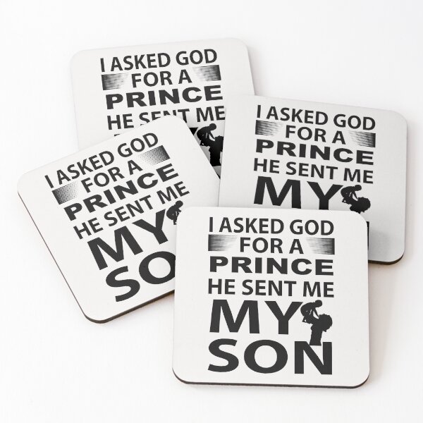 Item preview, I Asked God For A Prince He Sent Me My Son designed and sold by shinoshop.