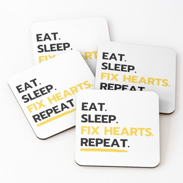 Item preview, Eat. Sleep. Fix Hearts. Repeat. designed and sold by tarkaittisak.
