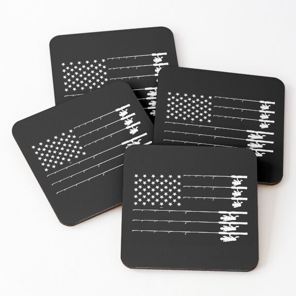 Item preview, Cool Vintage  American Flag Fishing Poles designed and sold by madsunstd.