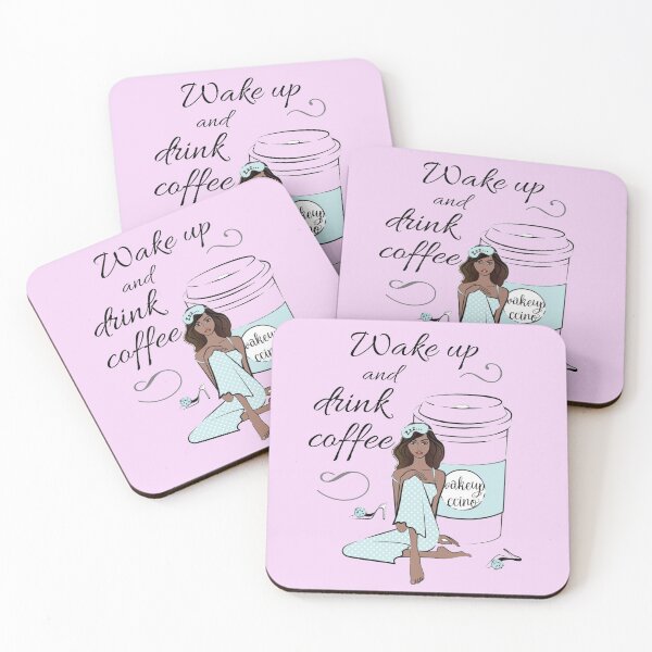 Item preview, Wake up and Drink Coffee designed and sold by Coffee &  Fashion.