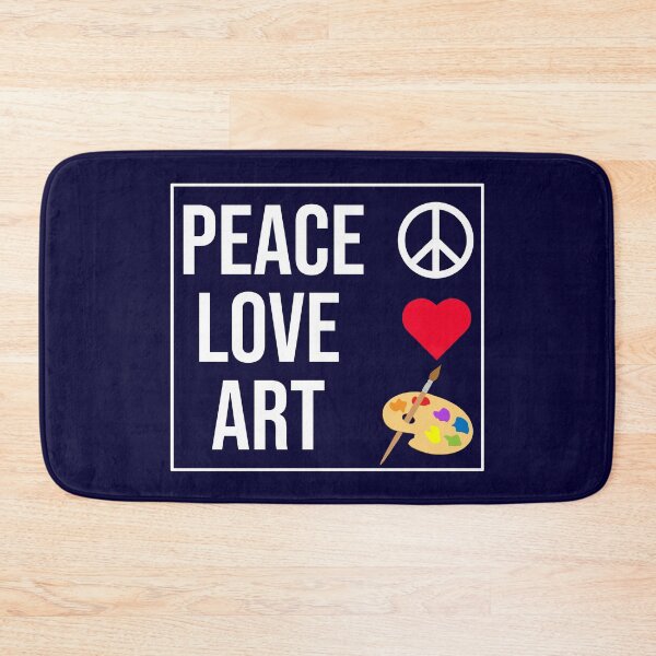 Item preview, Peace Love Art designed and sold by CatArtStore.