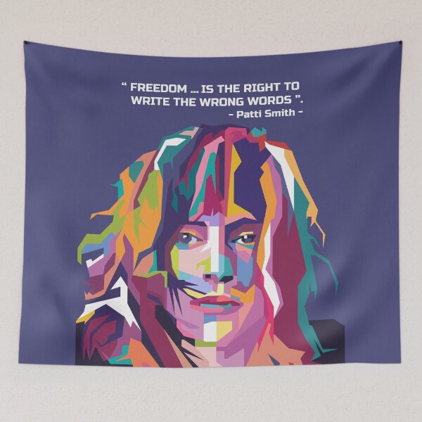 Item preview, Abstract patti punkrocker smith in wpap designed and sold by smd90.