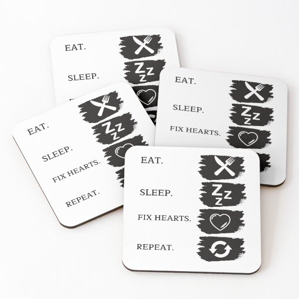 Item preview, Eat. Sleep. Fix Hearts. Repeat. designed and sold by tarkaittisak.
