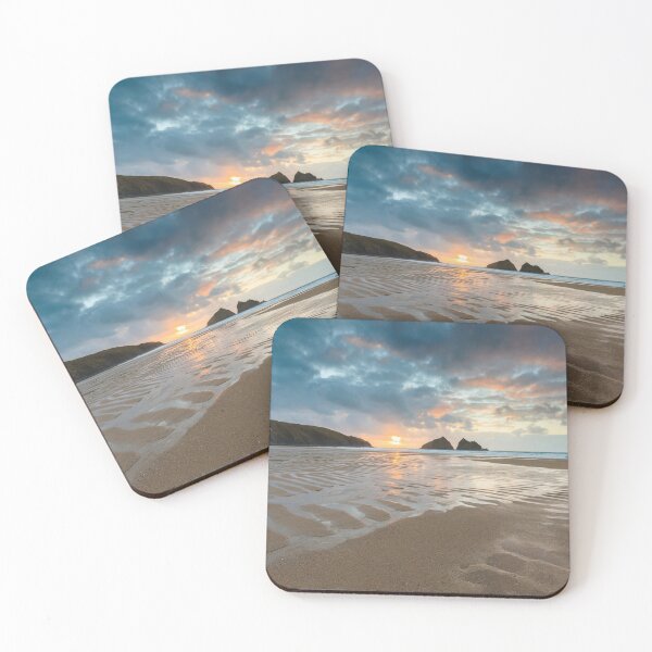 Item preview, Sand patterns at sunset (Holywell) designed and sold by bitm2007.